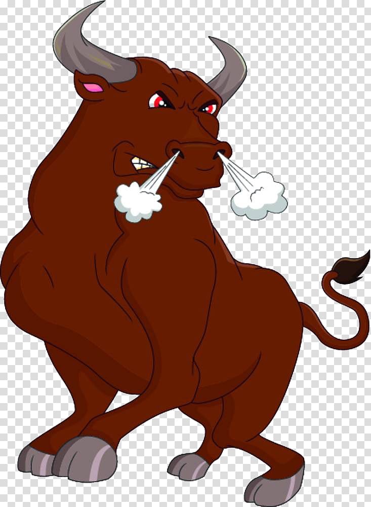 ox clipart angry cow