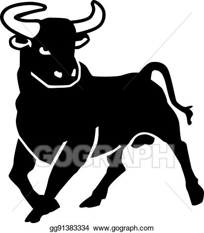 ox clipart bull fighting