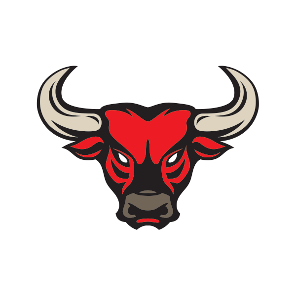 Printed vinyl red bull. Ox clipart bullock