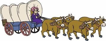 Image result for pulling. Pioneer clipart ox wagon