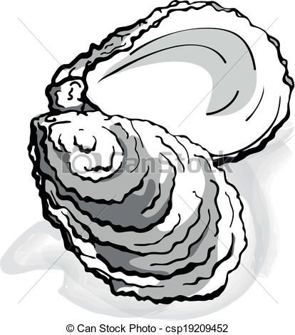 seashells clipart oyster shell