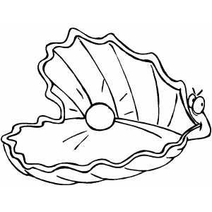 Free oyster download clip. Pearl clipart black and white