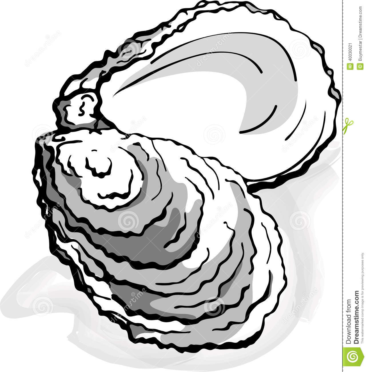 oyster clipart clammy