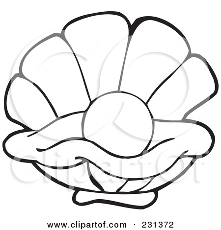oyster clipart drawn