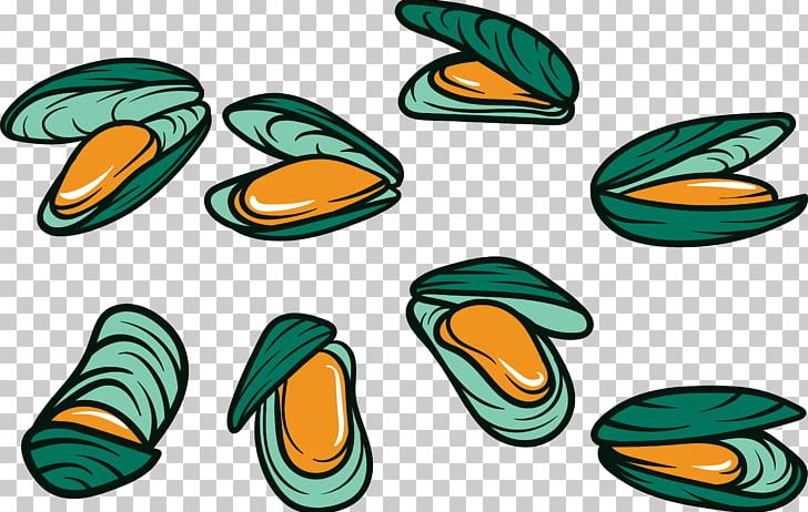 Seafood squid png artwork. Oyster clipart mussel