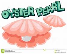 oyster clipart pink pearls