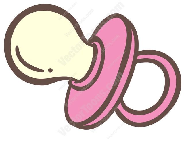 Baby free download clip. Pacifier clipart