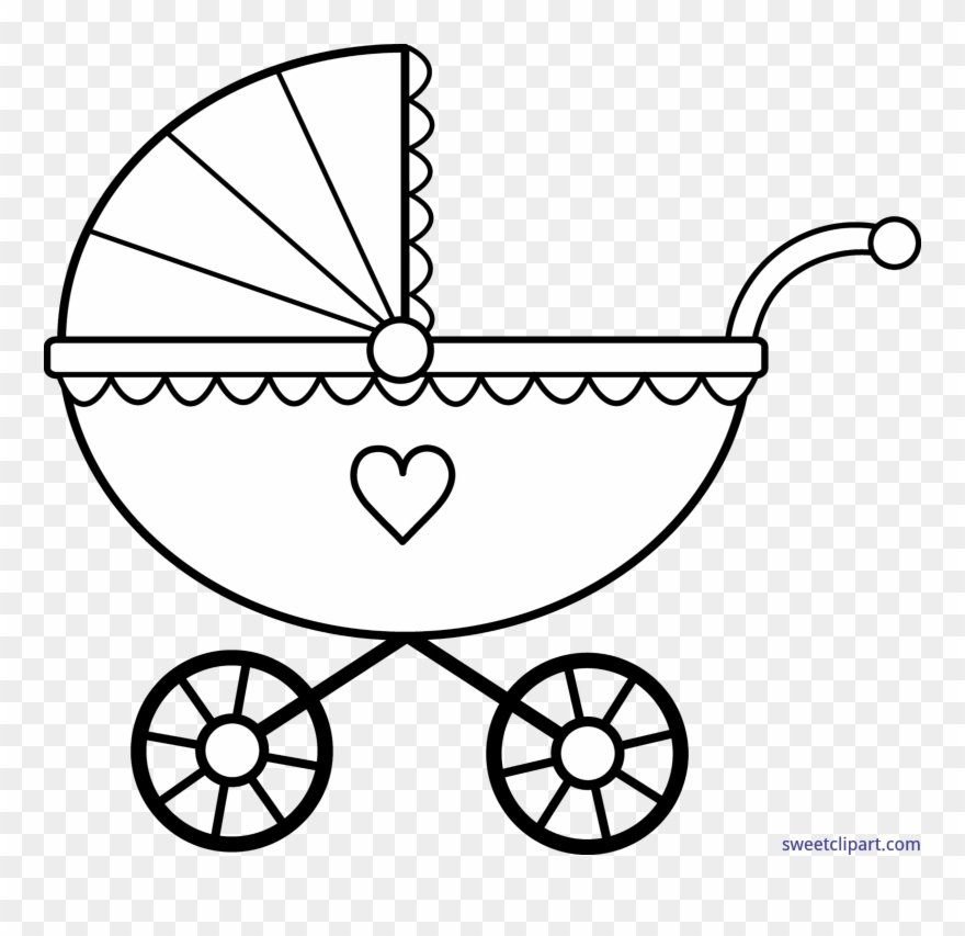 pacifer clipart baby carriage