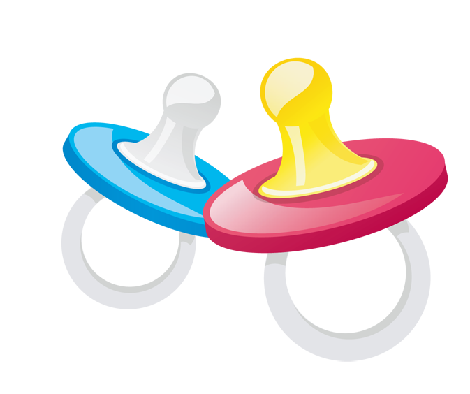 How to host a. Pacifer clipart baby design