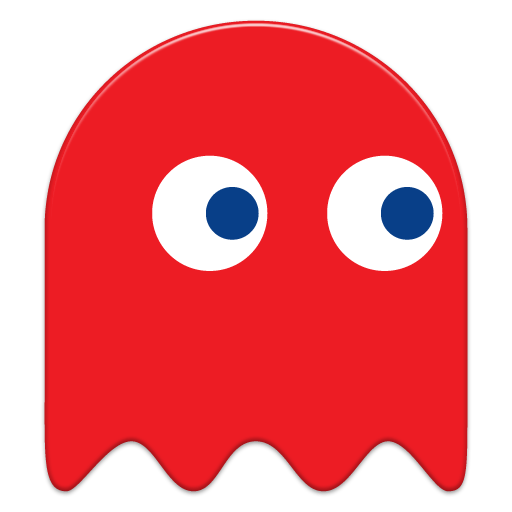 Red ghost transparent png. Pacman clipart ghosts