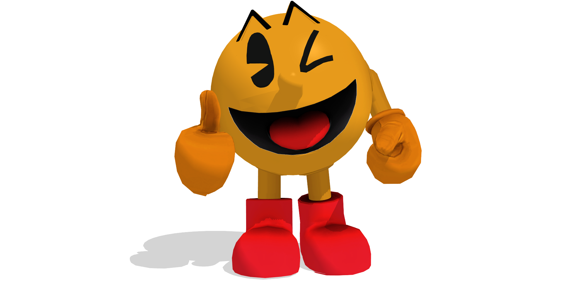 pacman clipart orange