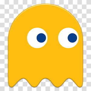 Pacman clipart orange. Pac man ghost illustration