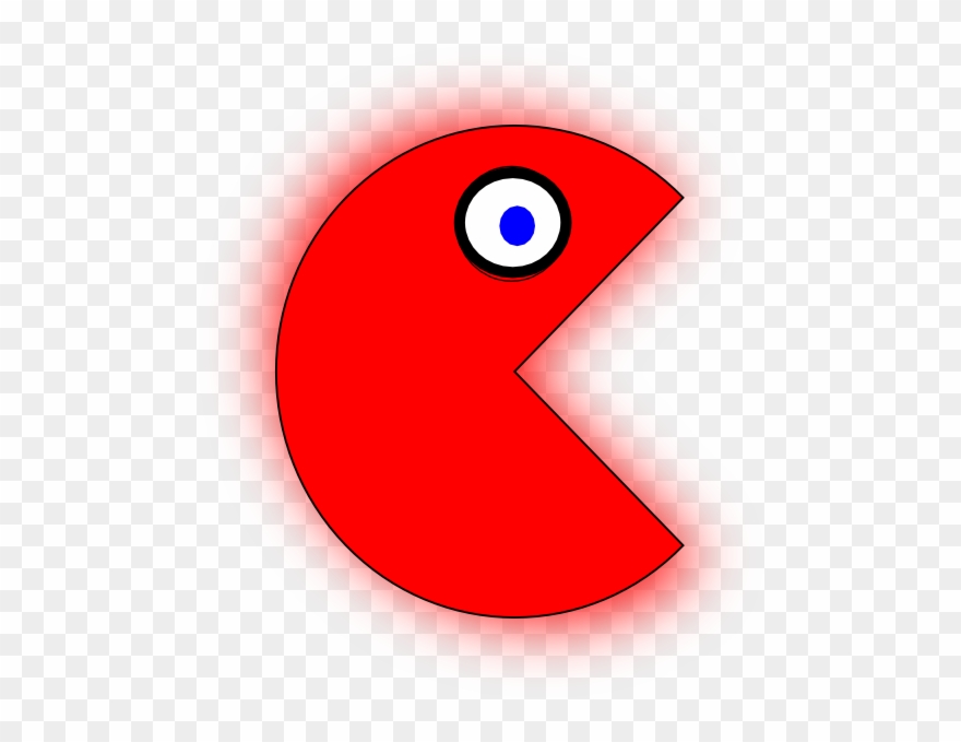 pacman clipart red