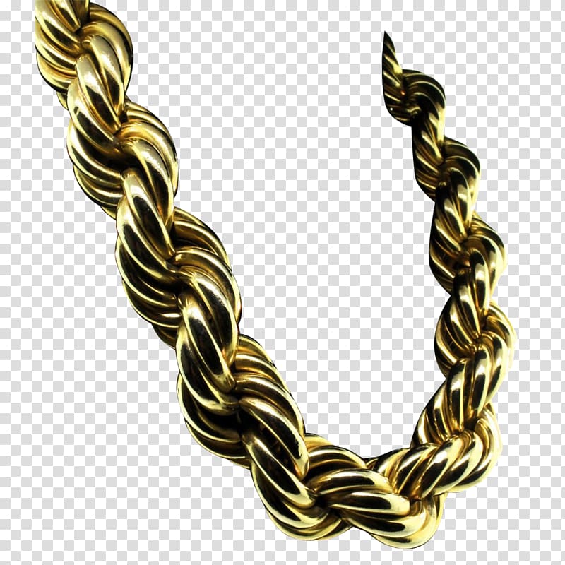 padlock clipart gold rope chain
