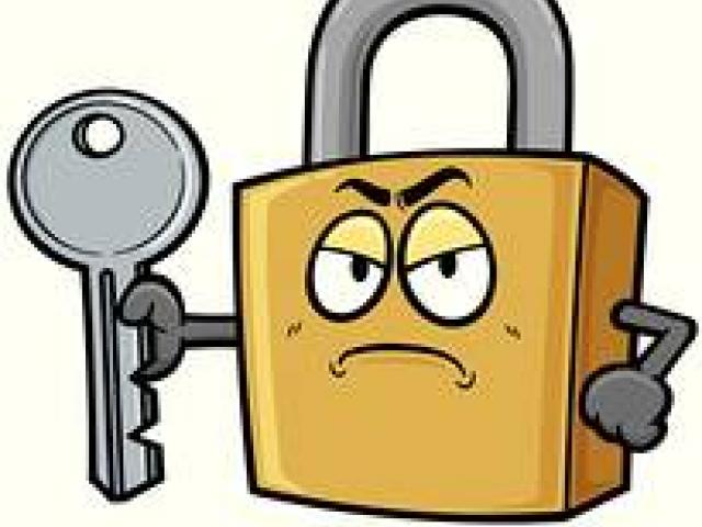 padlock clipart old fashioned