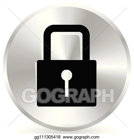 Vector stock for security. Padlock clipart privacy