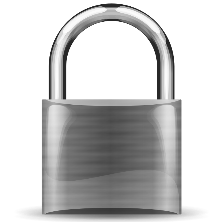 File silver wikimedia commons. Padlock clipart svg
