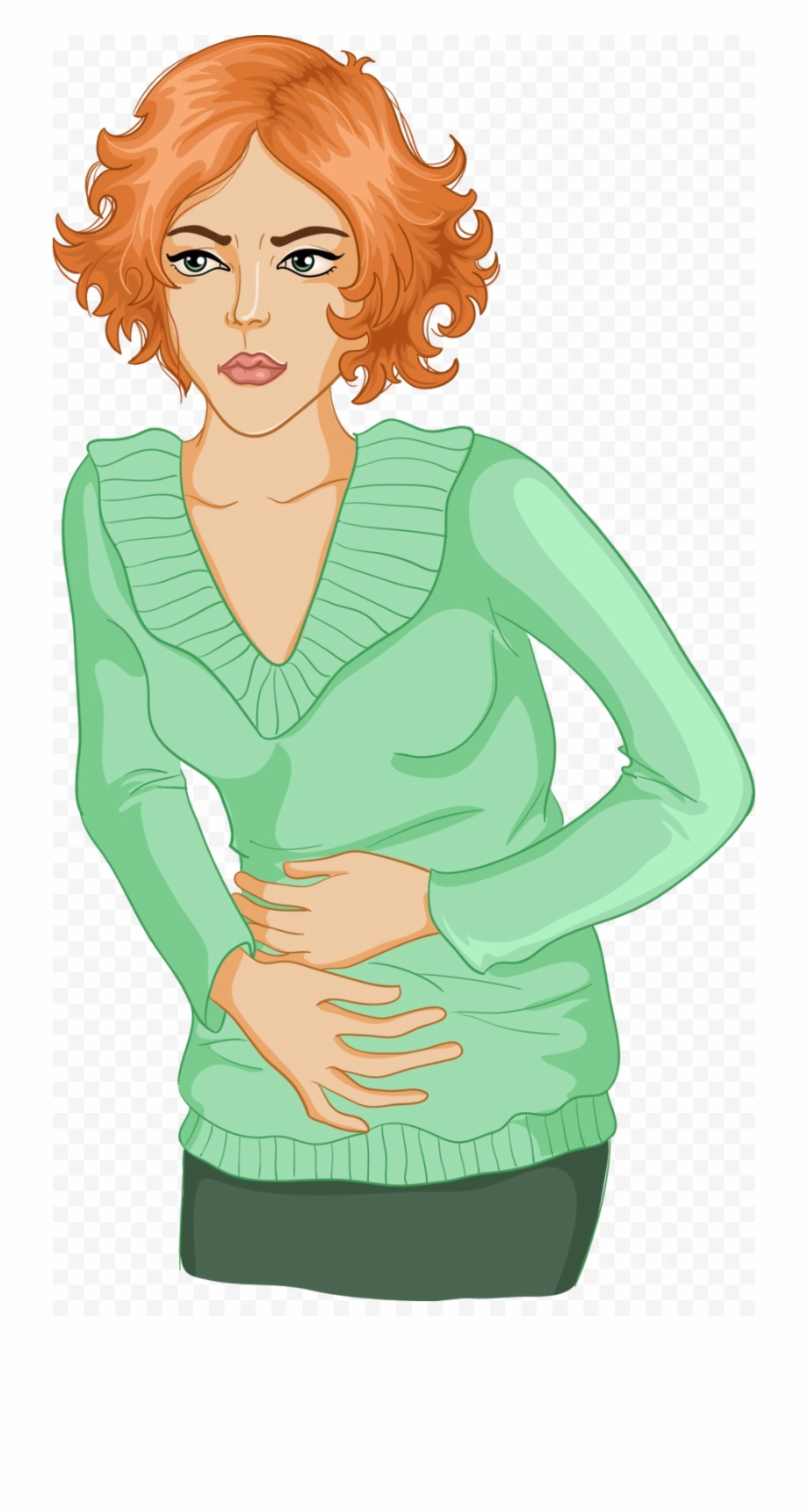 Pain clipart ache. In stomach transparent background