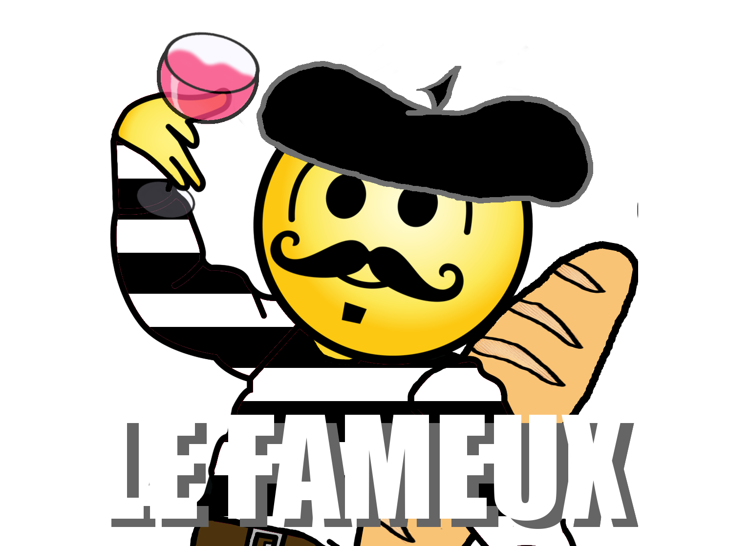 Pain clipart baguette. Sticker de tinnova sur