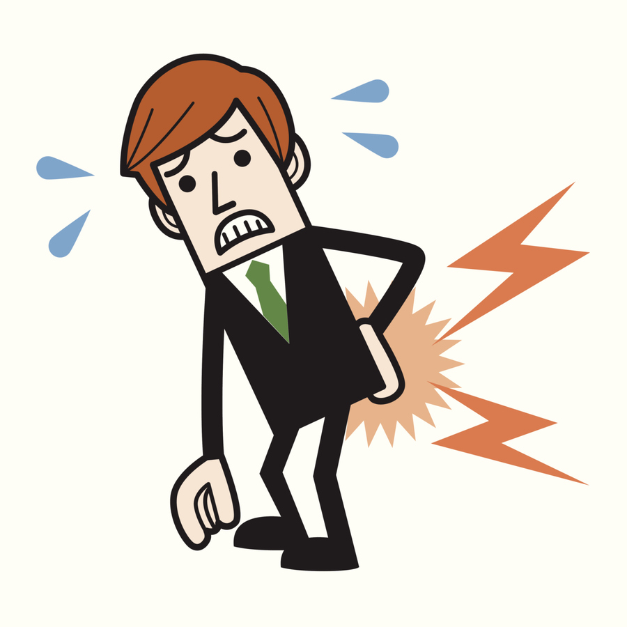 Pain clipart low back pain. Download lesion incapacitante clip