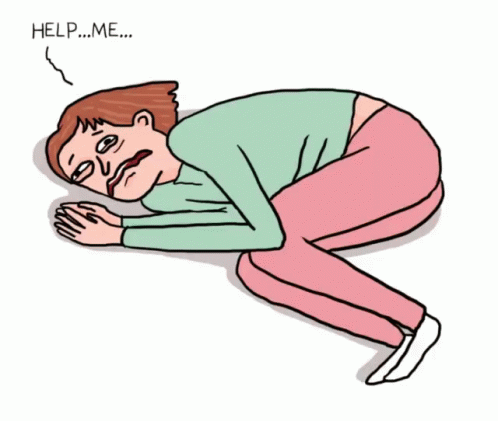 Cramps gif periodpain helpme. Pain clipart period cramp