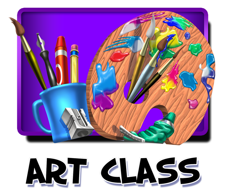 painting clipart art class