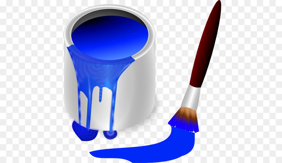 paint clipart blue