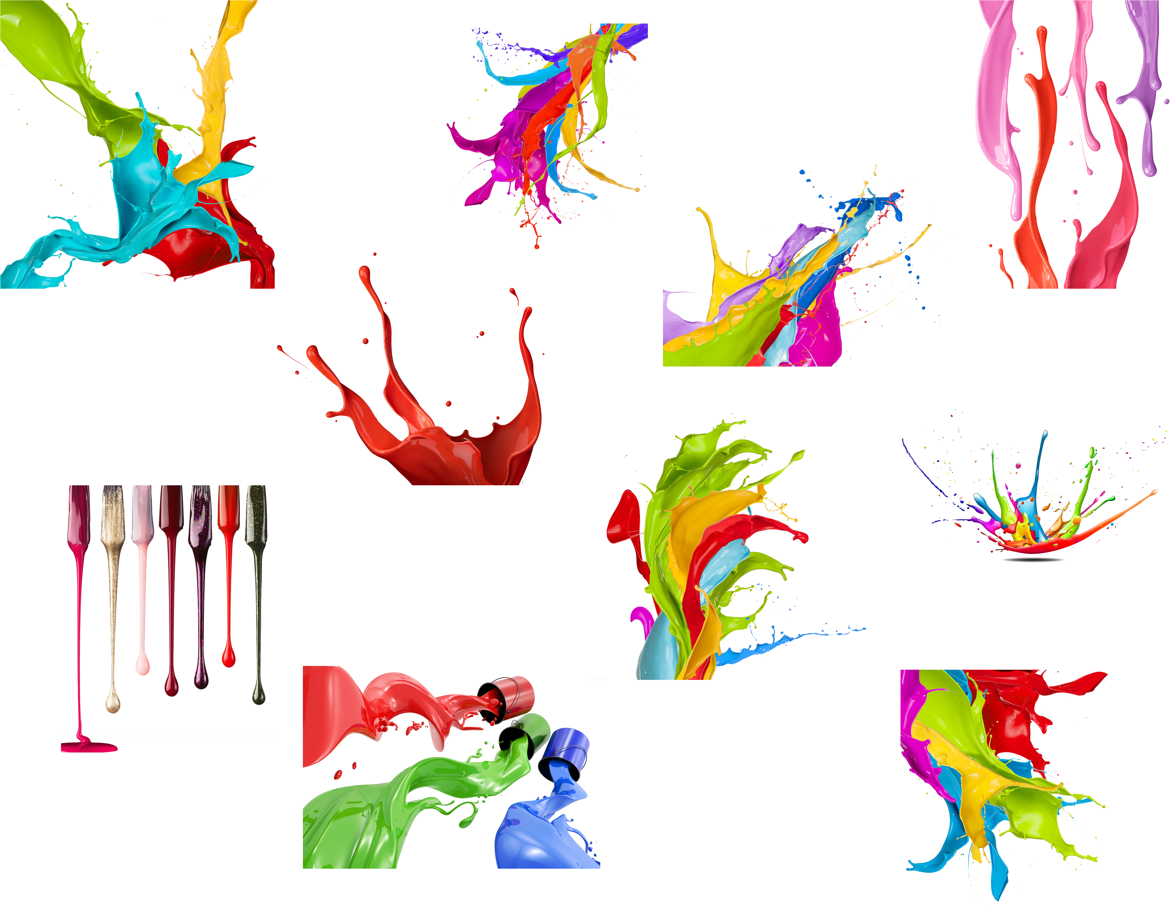 Color bucket transprent png. Paint clipart creative