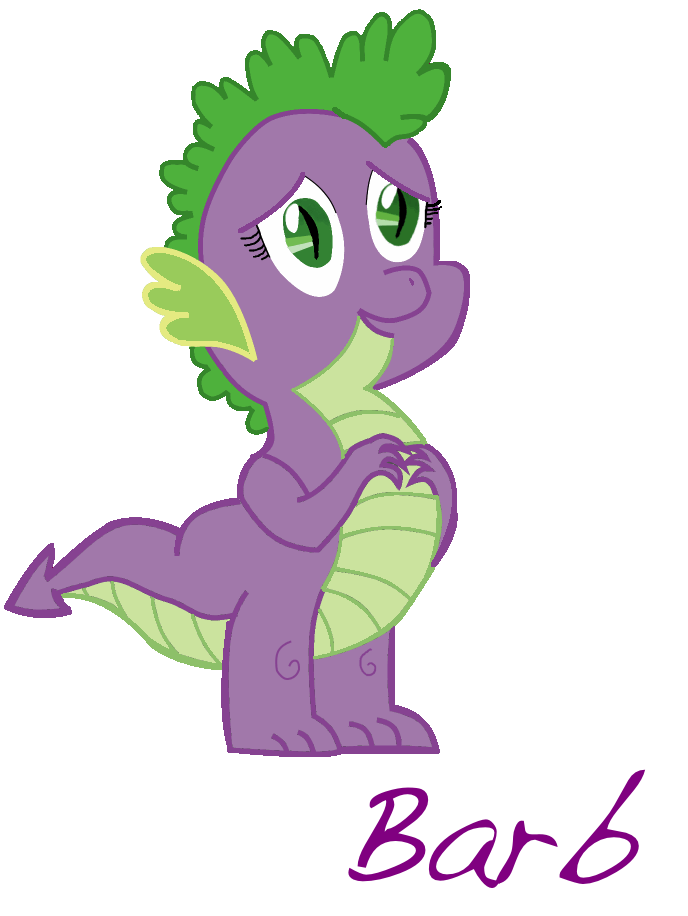 Spike barb by willowtails. Paint clipart female artist