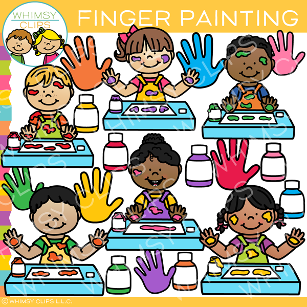 painting clipart finger painting