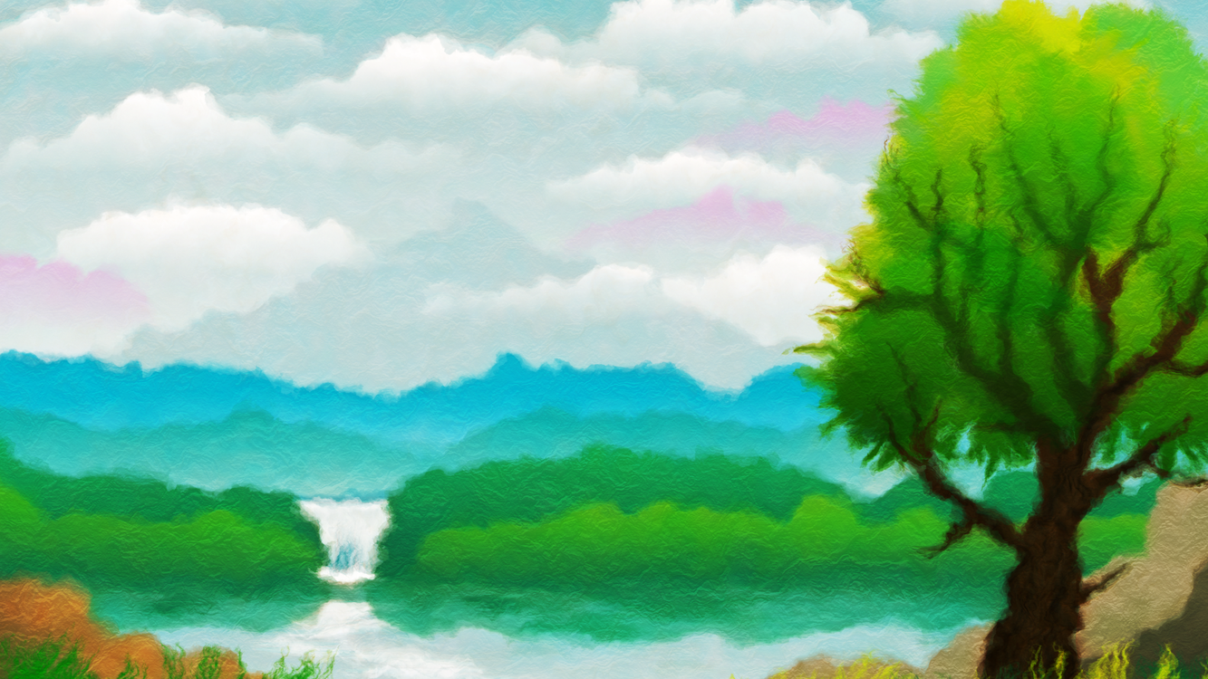 Paint clipart nature painting. Watercolor art png royalty