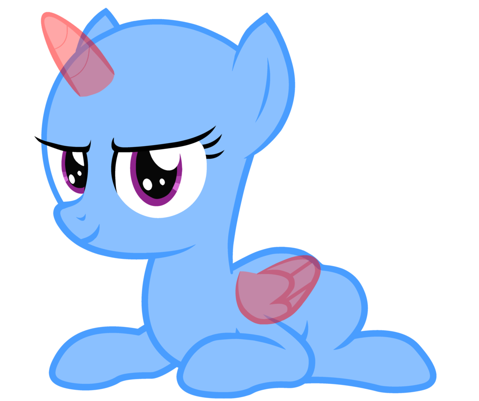 Mlp filly pony base. Paint clipart paint ms