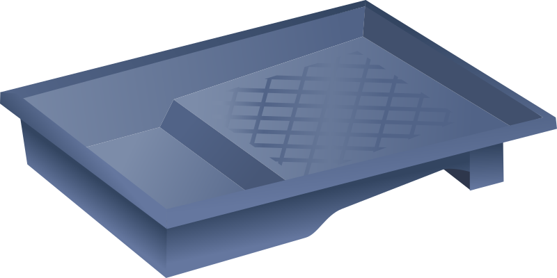 Paint clipart paint tray. Medium image png 