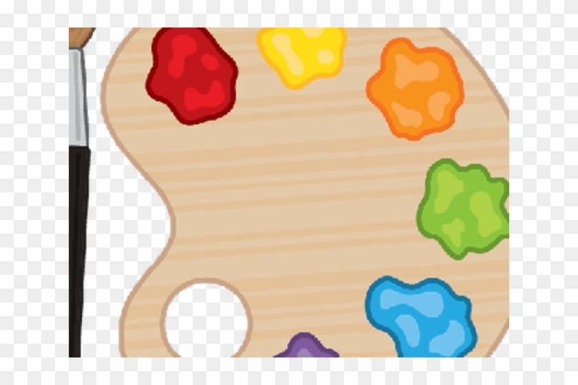 Paint clipart paint tray. Palette clip art hd
