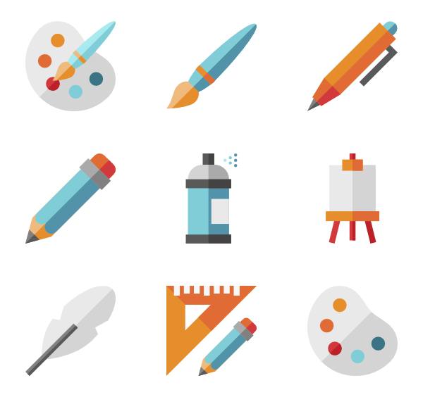 Paint clipart painting tool.  icon packs vector