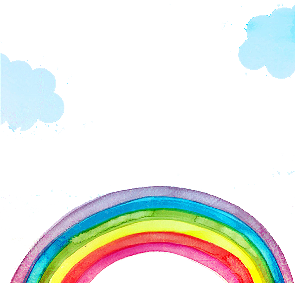 Paint clipart rainbow. Watercolor painting lovely background