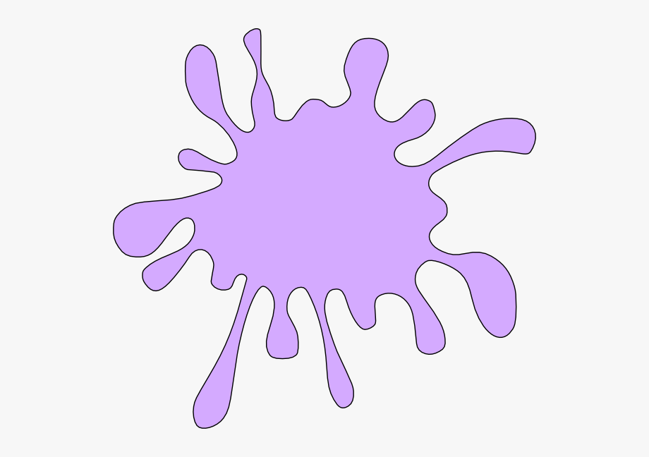 slime clipart purple paint
