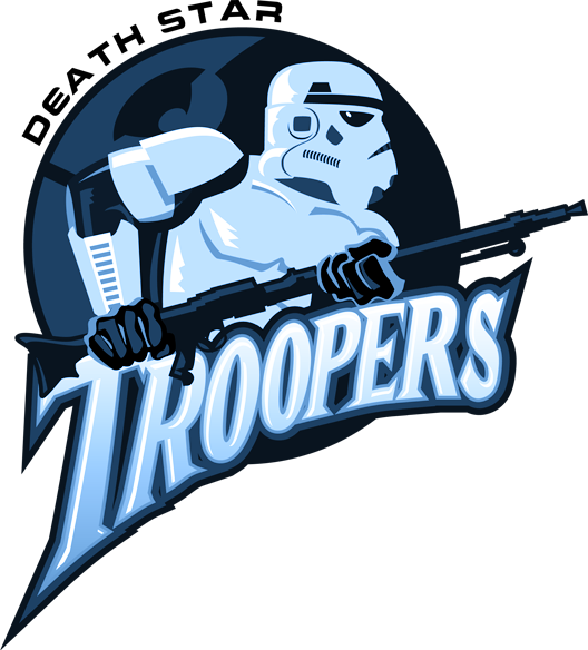 Death star troopers wars. Paintball clipart blue blood
