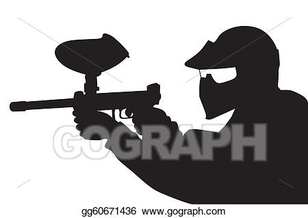 paintball clipart paintball player