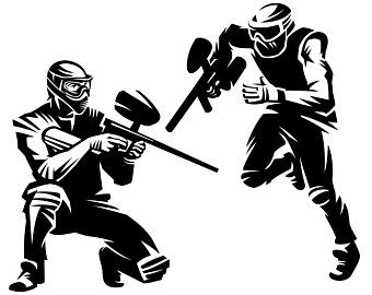 paintball clipart paintball player