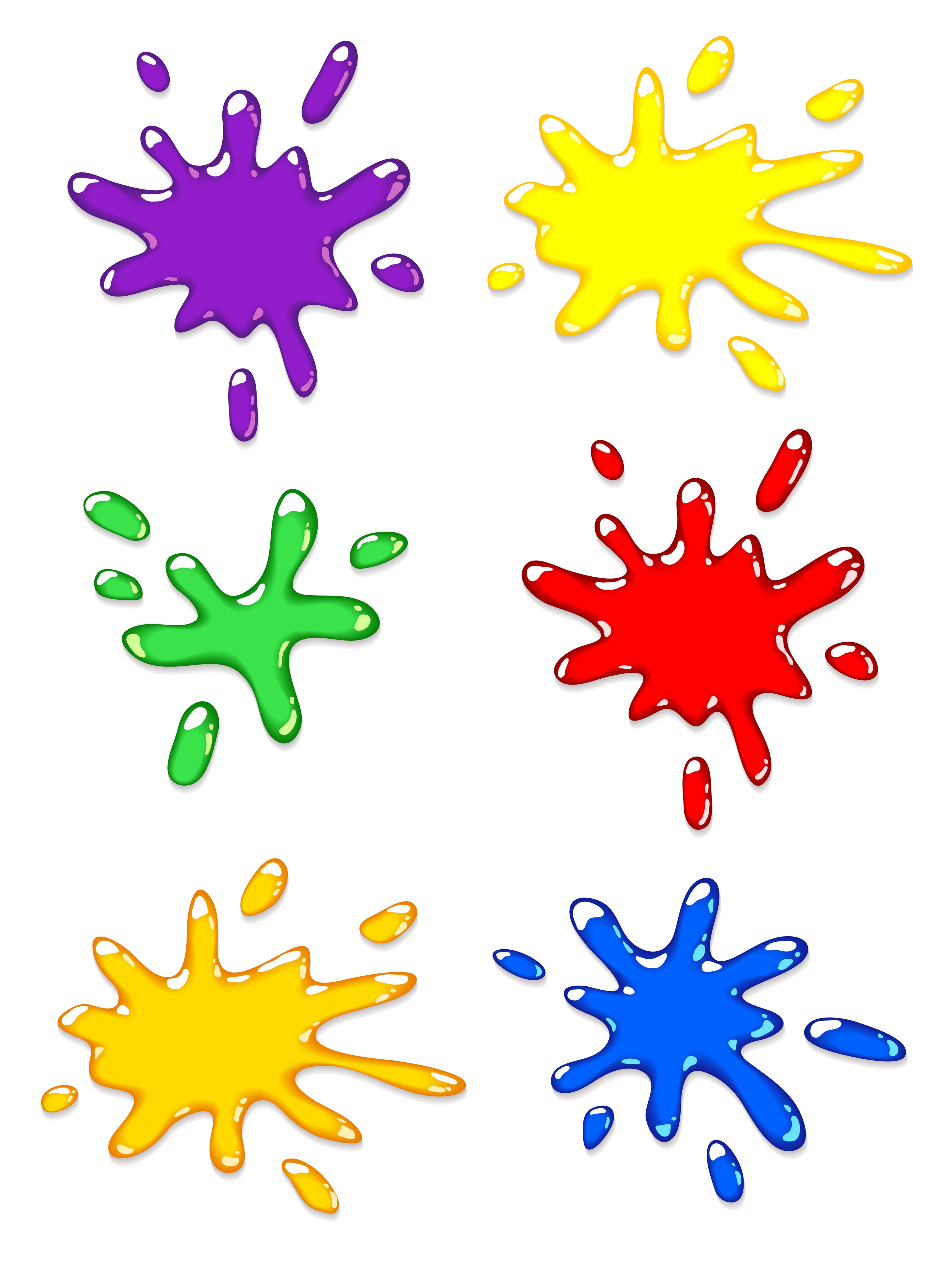 Paintball clipart rainbow. Cartoon splatters google search