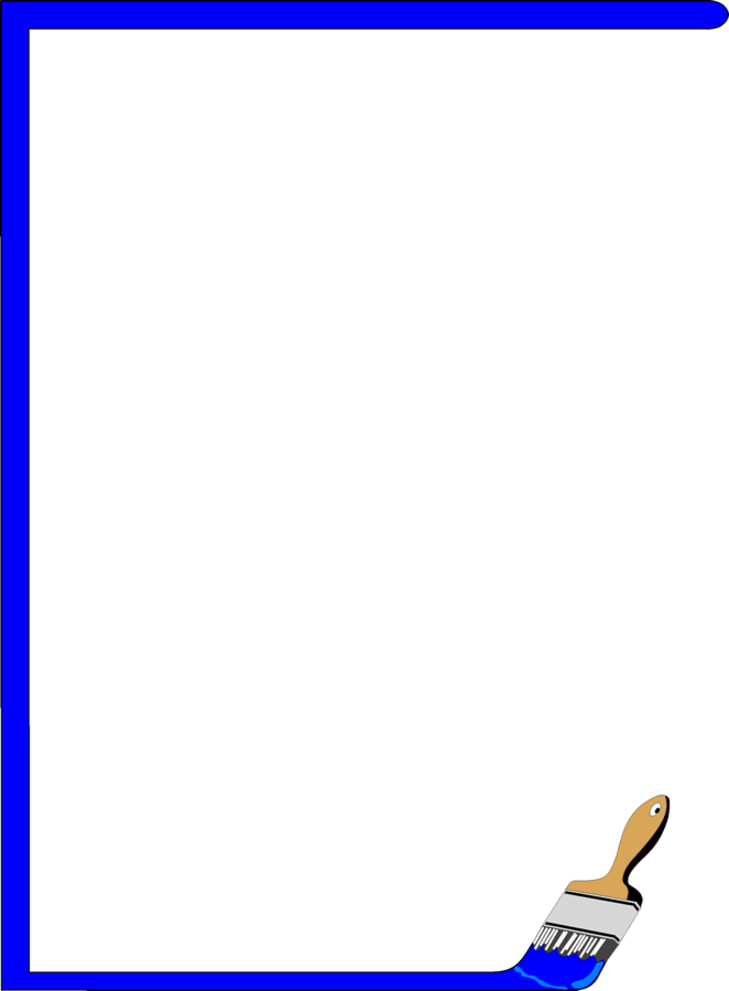 Paintbrush clipart brush border. Paint clip art library