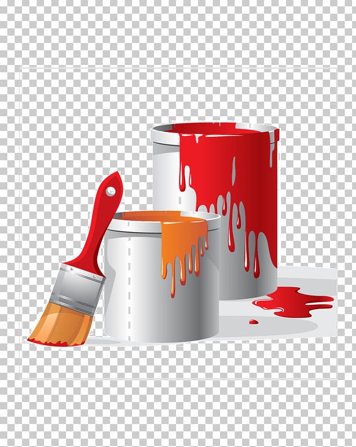 paintbrush clipart bucket