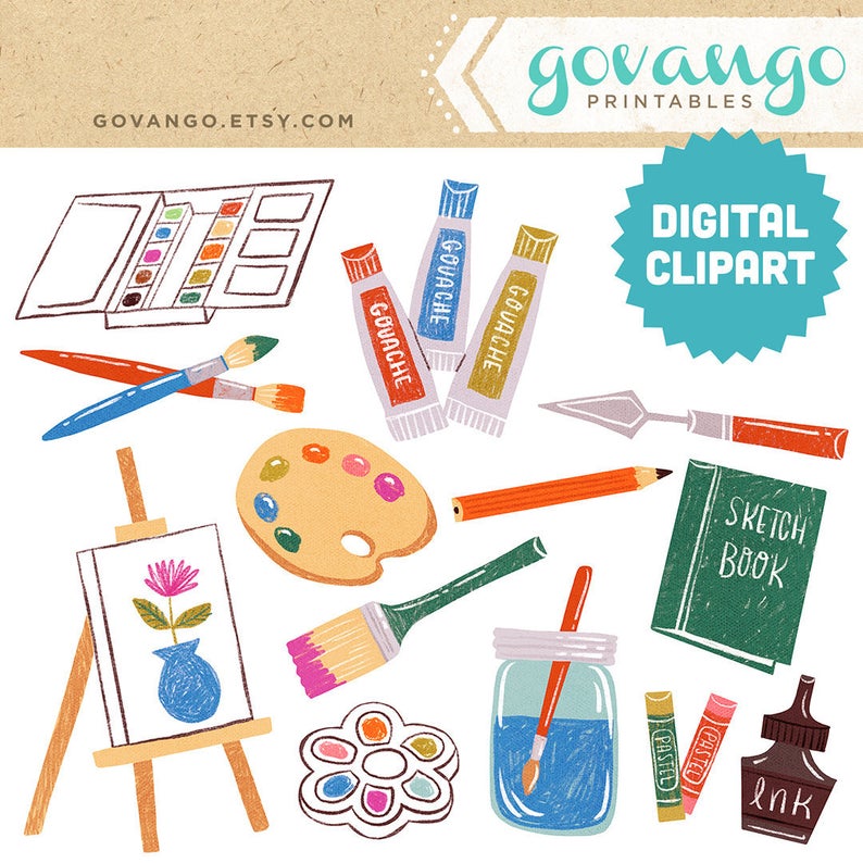 Paintbrush clipart craft supply, Paintbrush craft supply Transparent ...