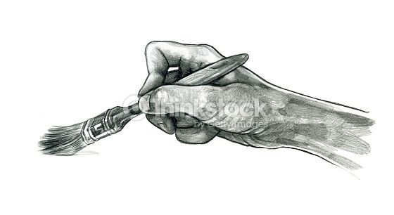 Clip art painting google. Paintbrush clipart hand holding