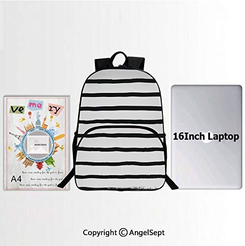 Amazon com school backpack. Paintbrush clipart minimalist