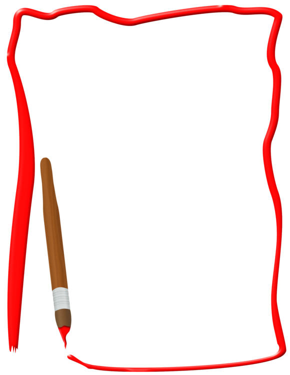 Area line borders and. Paintbrush clipart paint frame