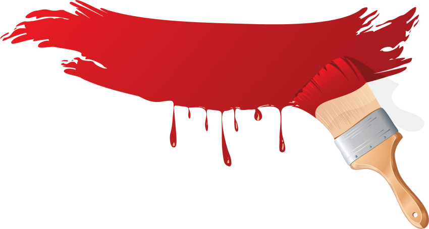 paintbrush clipart paint frame