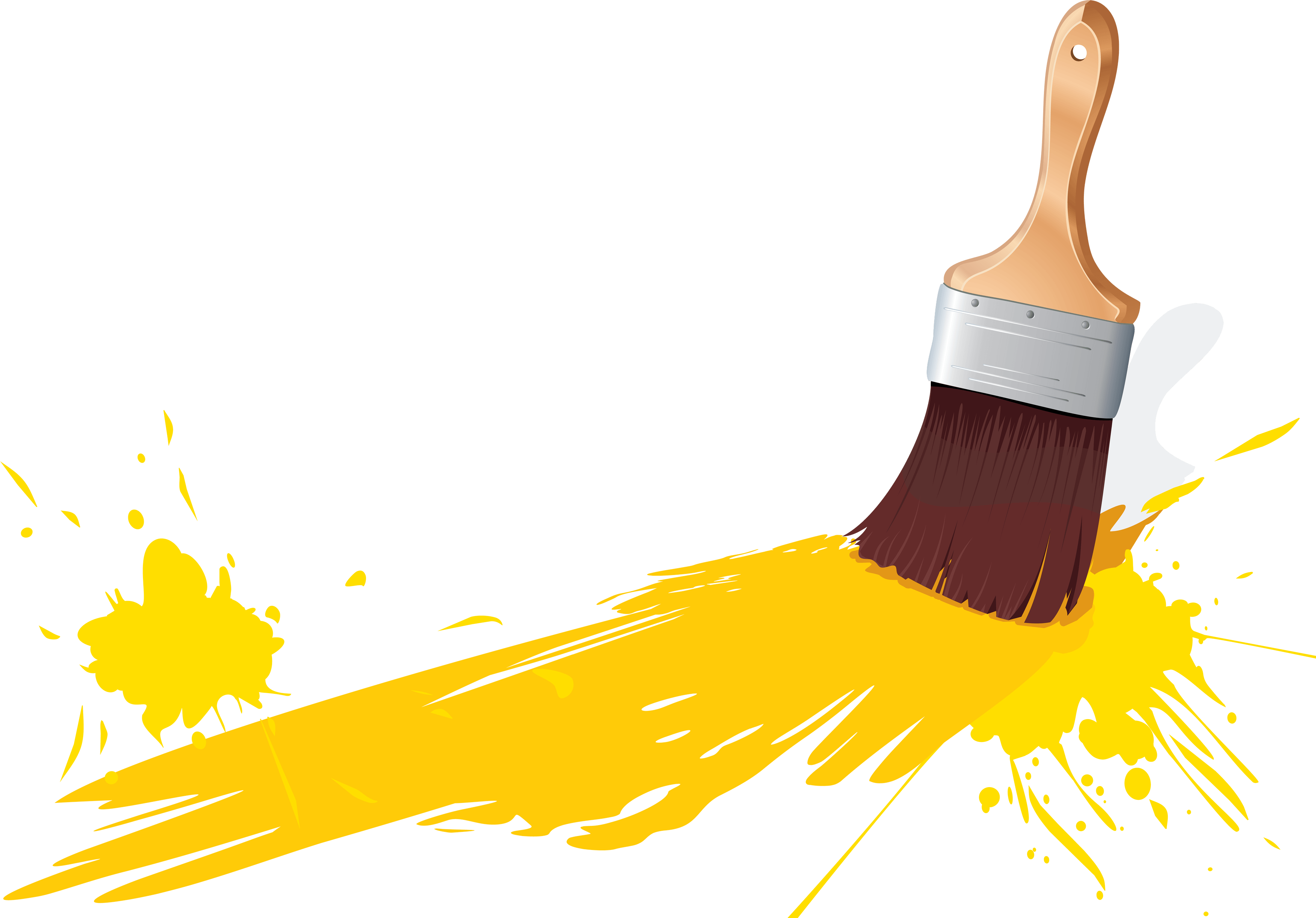 paintbrush clipart painting fence
