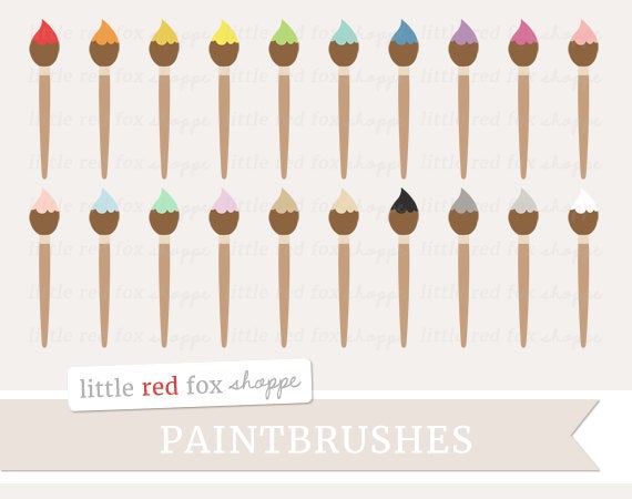 Paintbrush clipart painting fence. Clip art paint brush